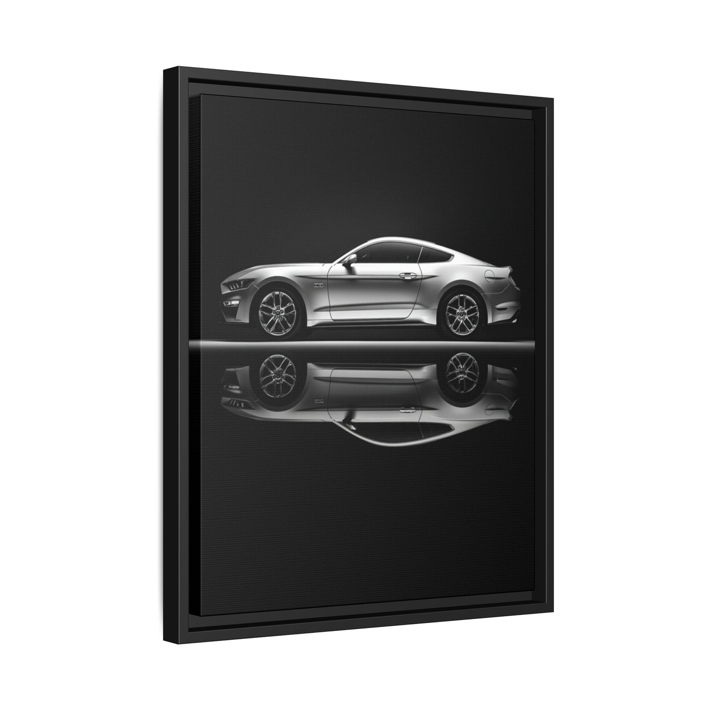 Ford Mustang GT (S550) – Modern Muscle Silhouette | Luxury Matte Canvas