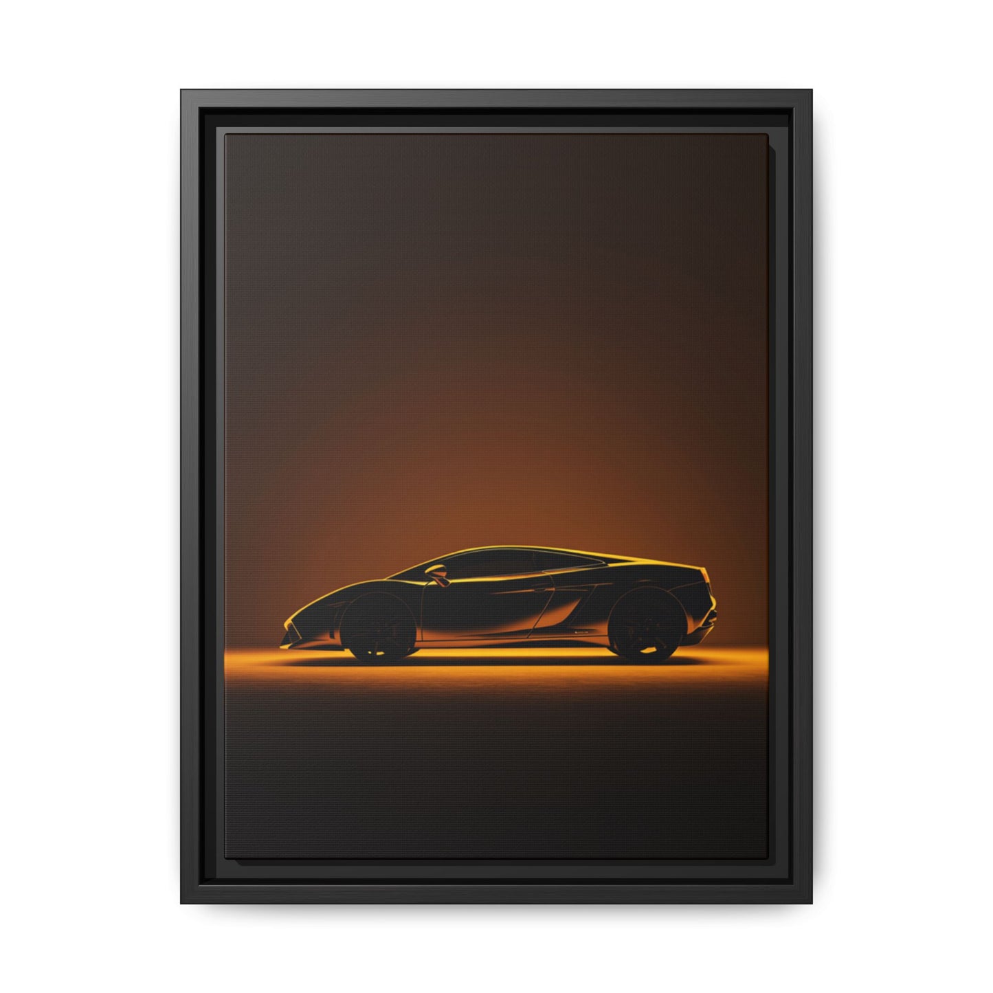 Lamborghini Gallardo – Classic Bull Silhouette | Luxury Matte Canvas
