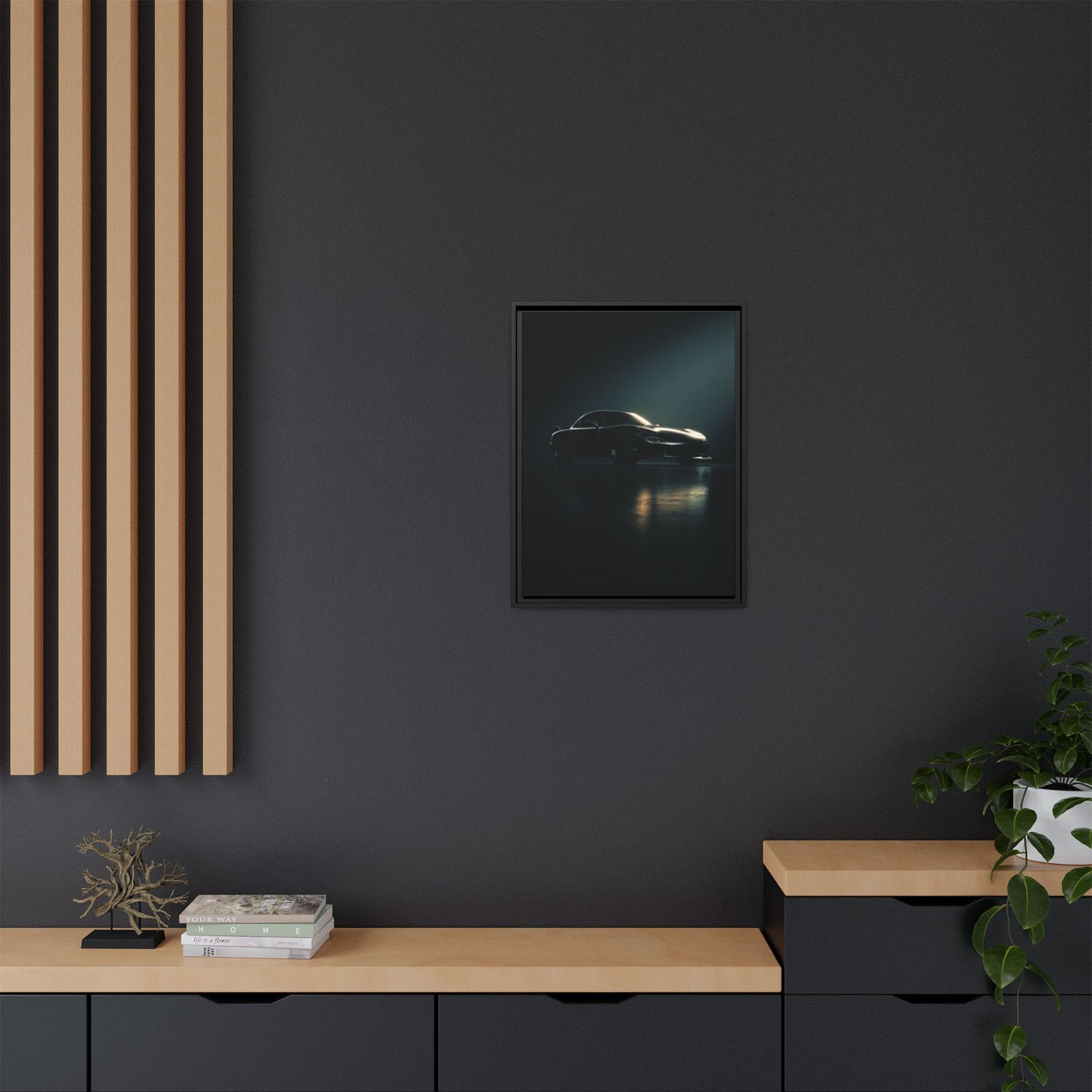 Mazda RX-7 FD – Rotary Legend Silhouette | Luxury Matte Canvas