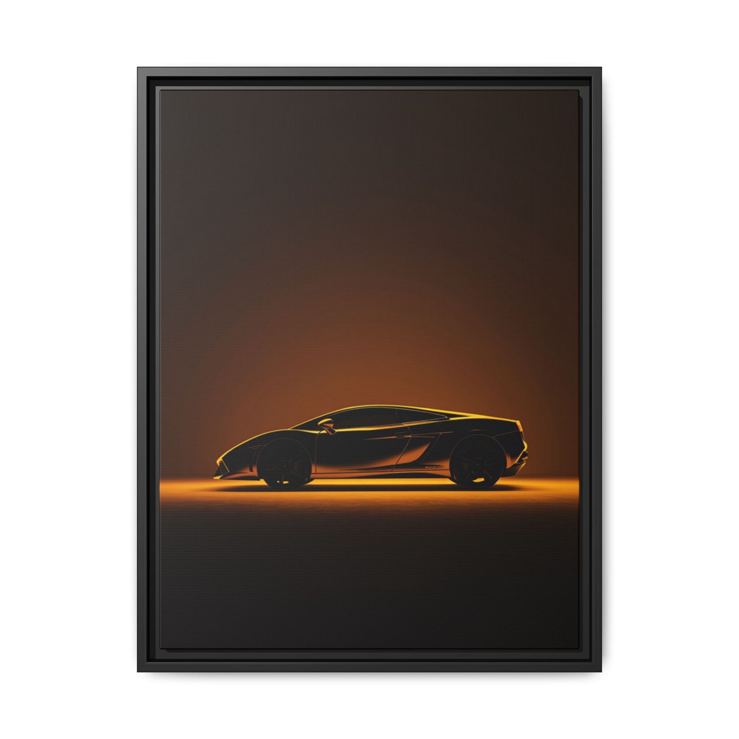 Lamborghini Gallardo – Classic Bull Silhouette | Luxury Matte Canvas