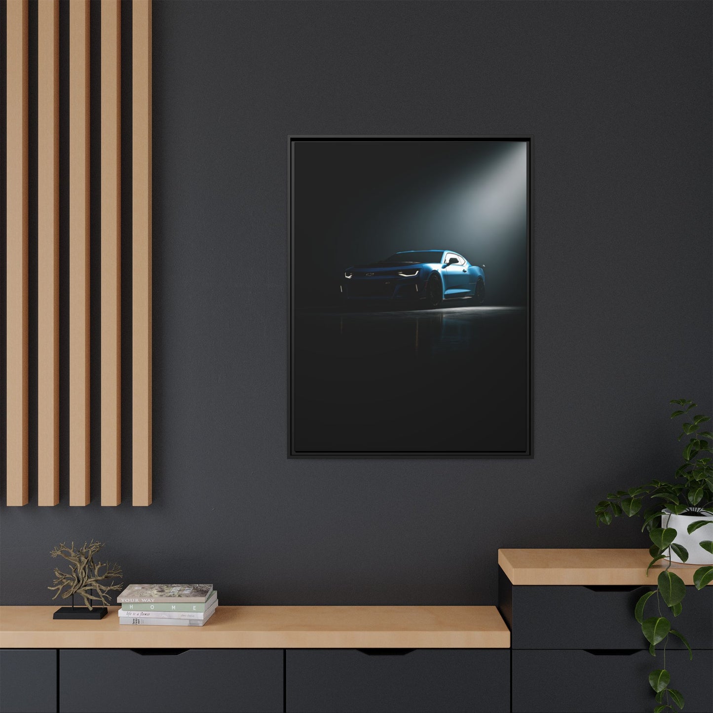 Chevrolet Camaro ZL1 – Performance Muscle Silhouette | Luxury Matte Canvas