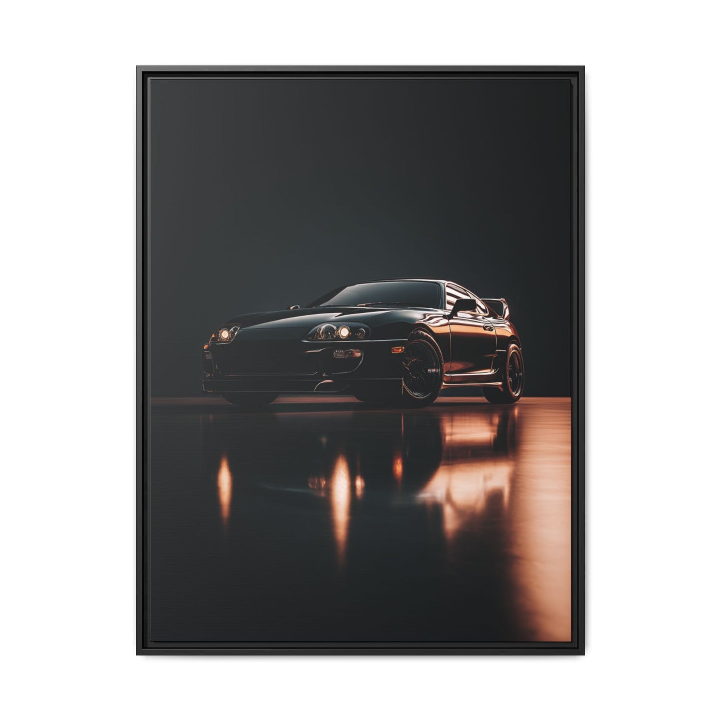 Toyota Supra MK4 – JDM Icon Silhouette | Luxury Matte Canvas