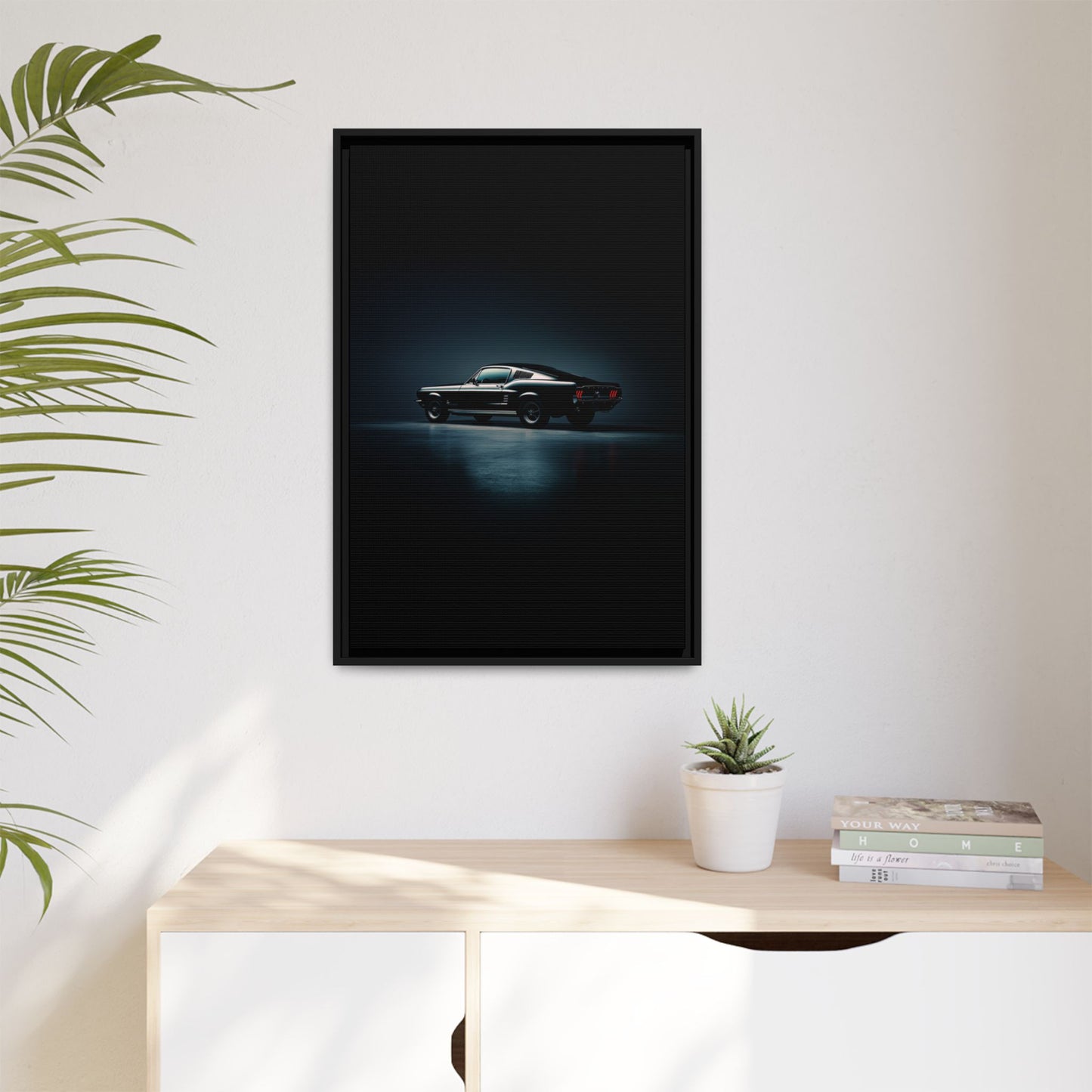 1967 Ford Mustang – Classic Muscle Silhouette | Luxury Matte Canvas