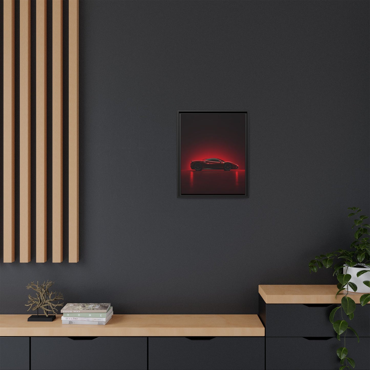 Ferrari 488 GTB – Aero Silhouette | Luxury Matte Canvas