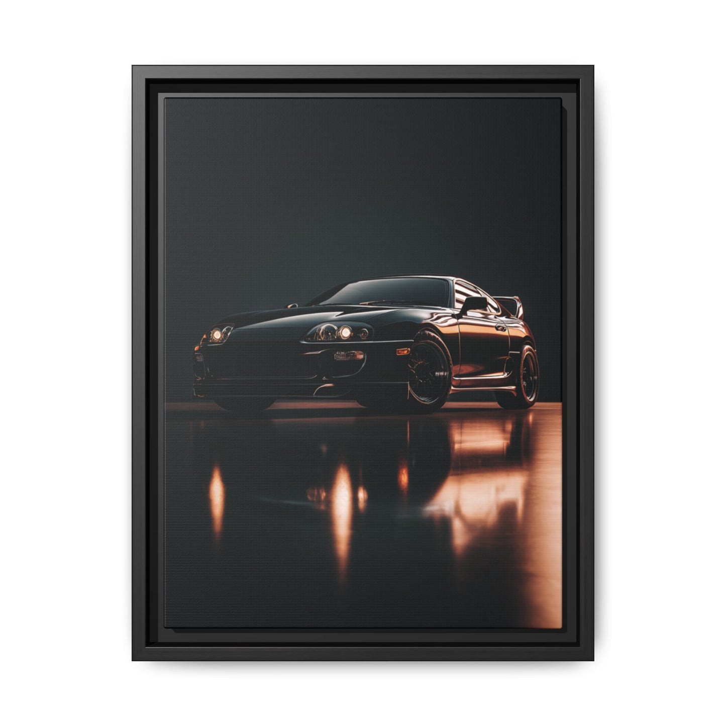 Toyota Supra MK4 – JDM Icon Silhouette | Luxury Matte Canvas