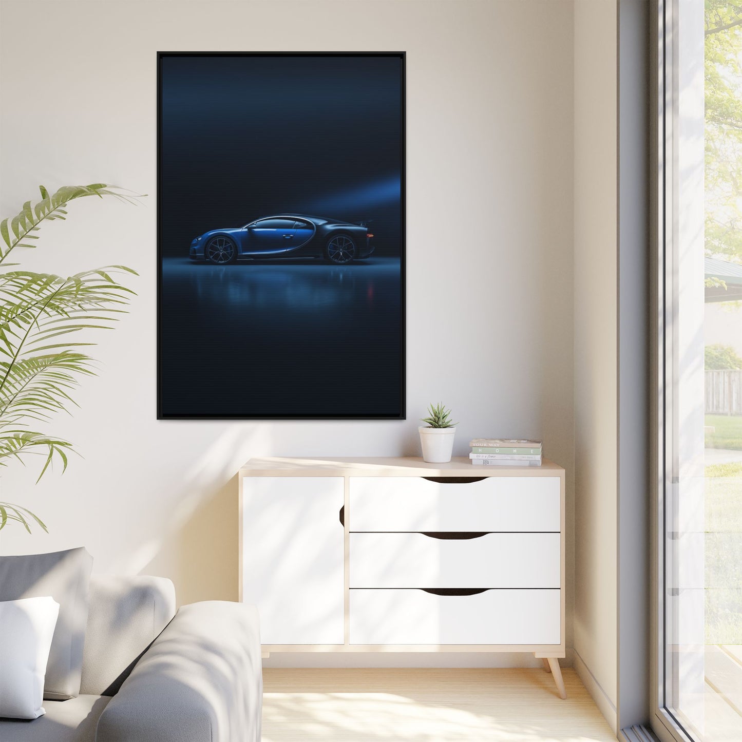 Bugatti Chiron – Hyperline Silhouette | Luxury Matte Canvas
