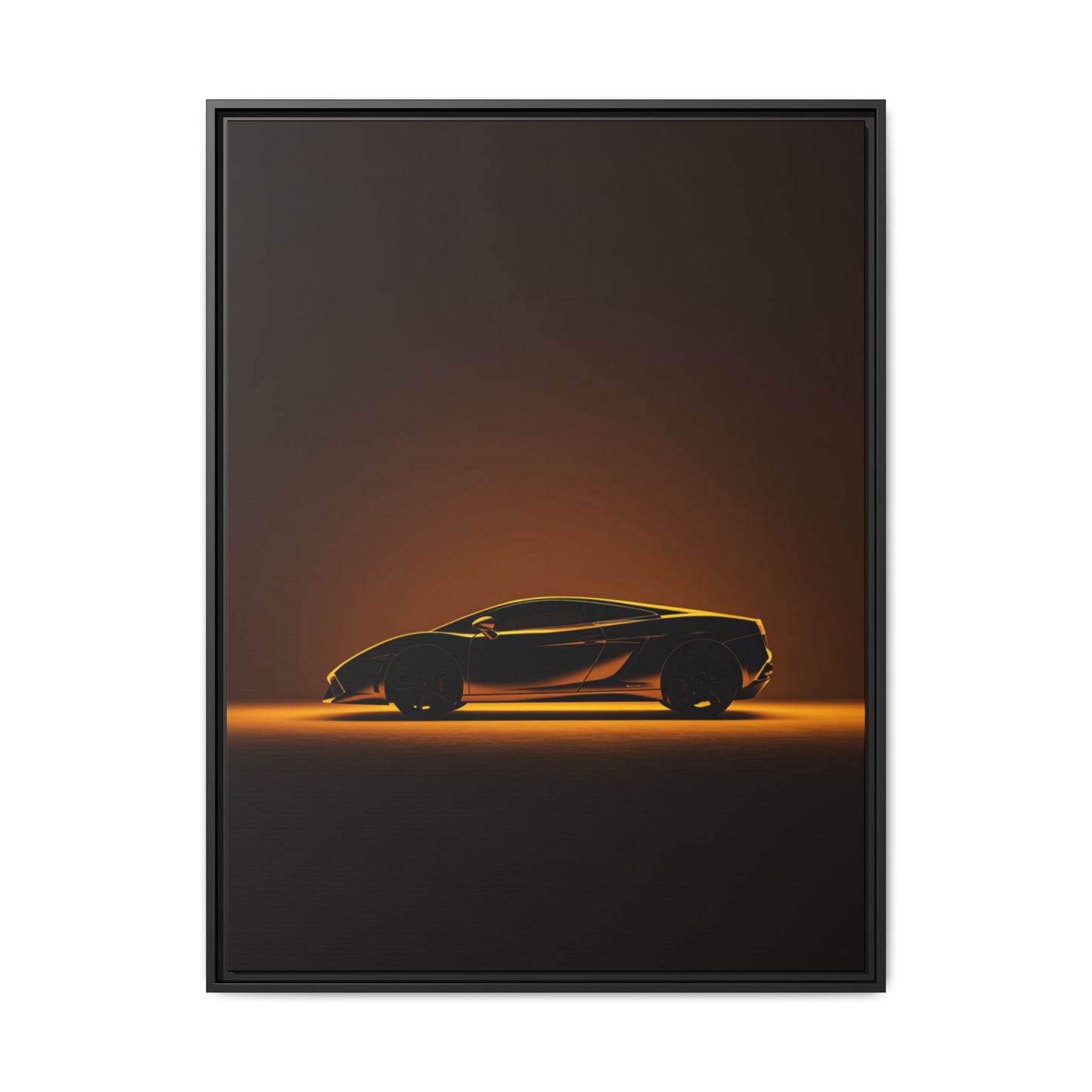 Lamborghini Gallardo – Classic Bull Silhouette | Luxury Matte Canvas