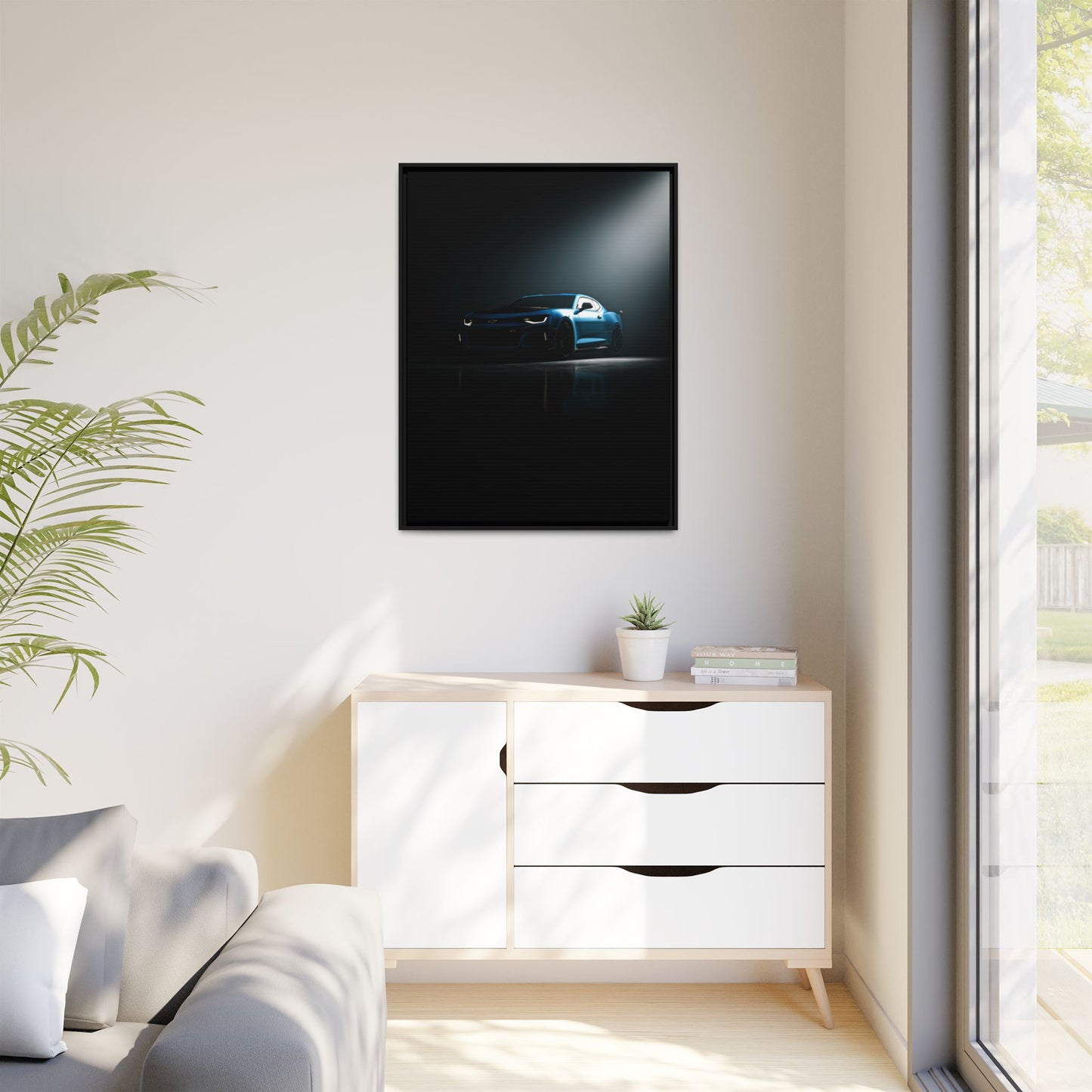 Chevrolet Camaro ZL1 – Performance Muscle Silhouette | Luxury Matte Canvas