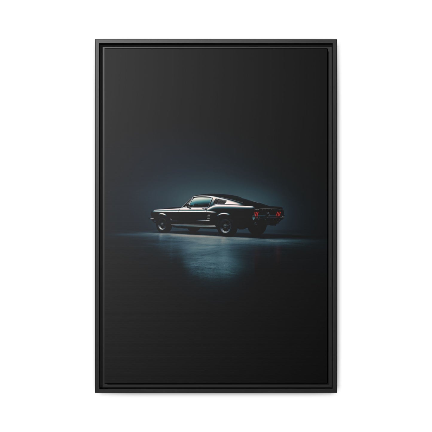 1967 Ford Mustang – Classic Muscle Silhouette | Luxury Matte Canvas