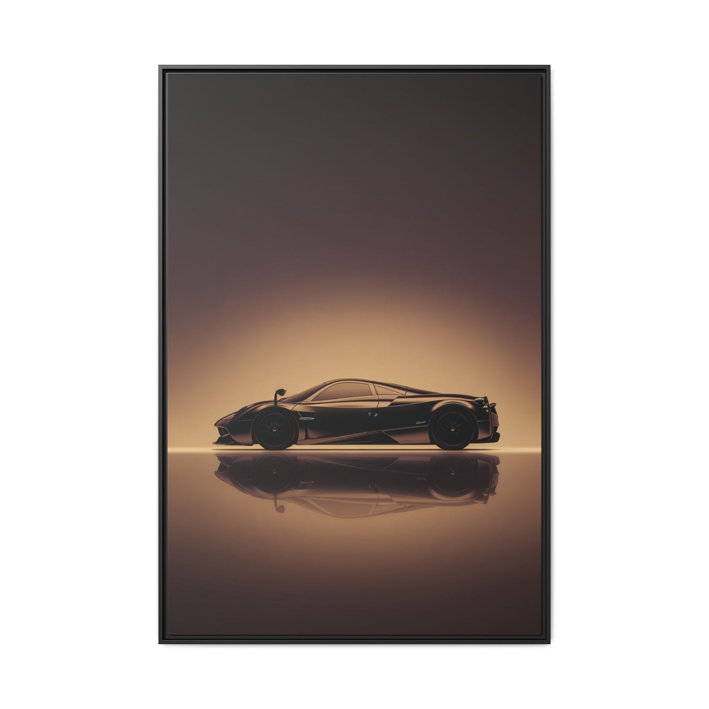 Pagani Huayra – Airflow Silhouette | Luxury Matte Canvas