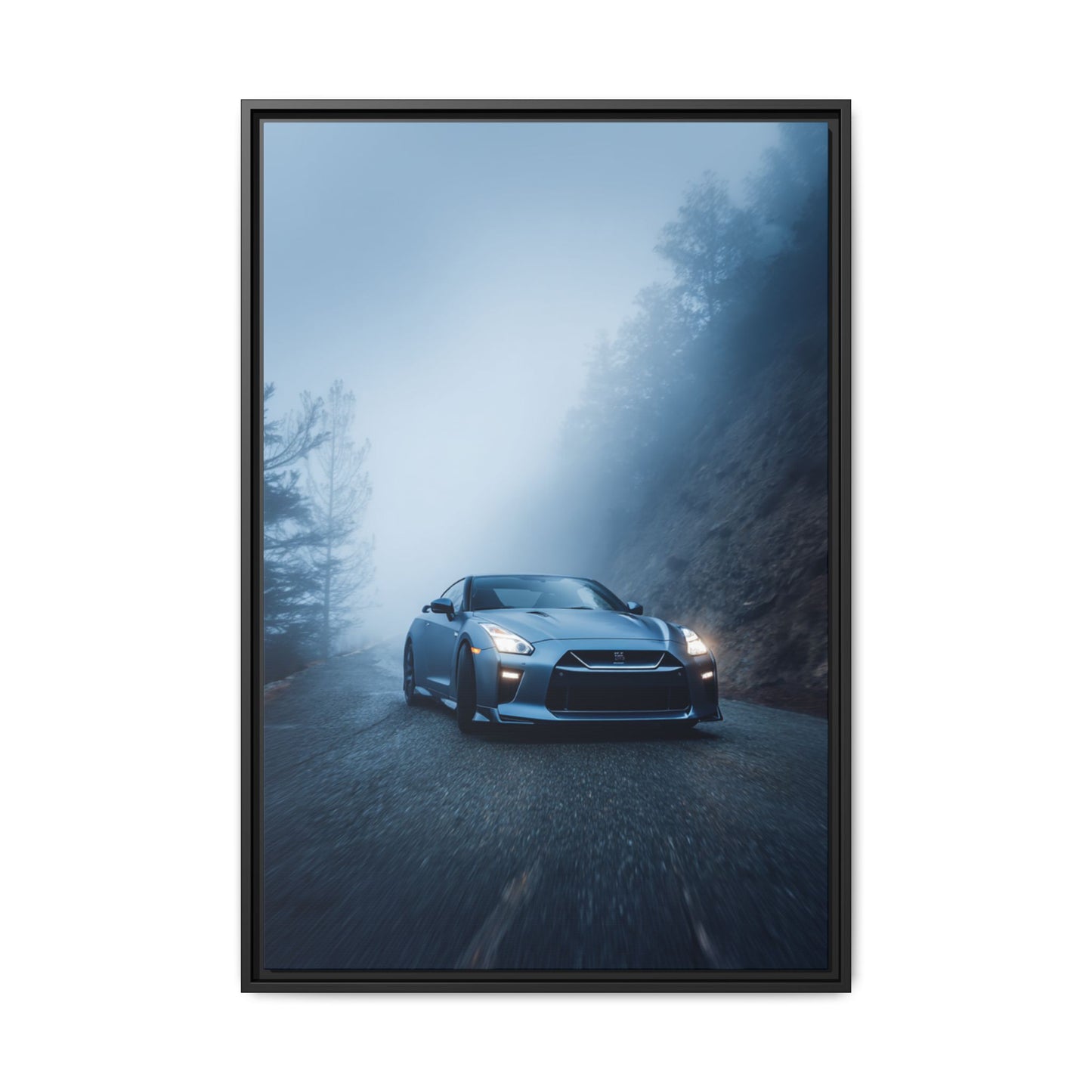 Nissan GT-R R35 – Godzilla Silhouette | Luxury Matte Canvas