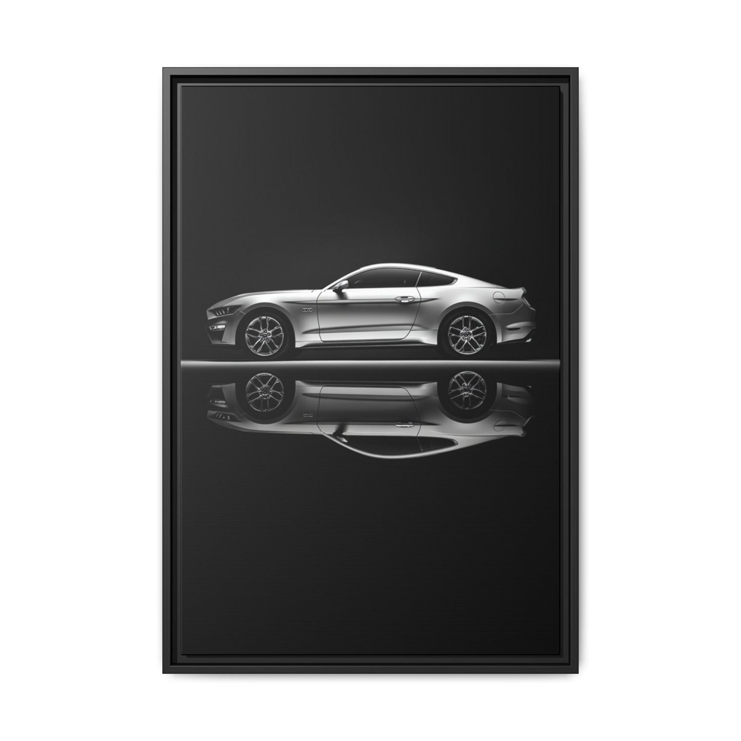Ford Mustang GT (S550) – Modern Muscle Silhouette | Luxury Matte Canvas