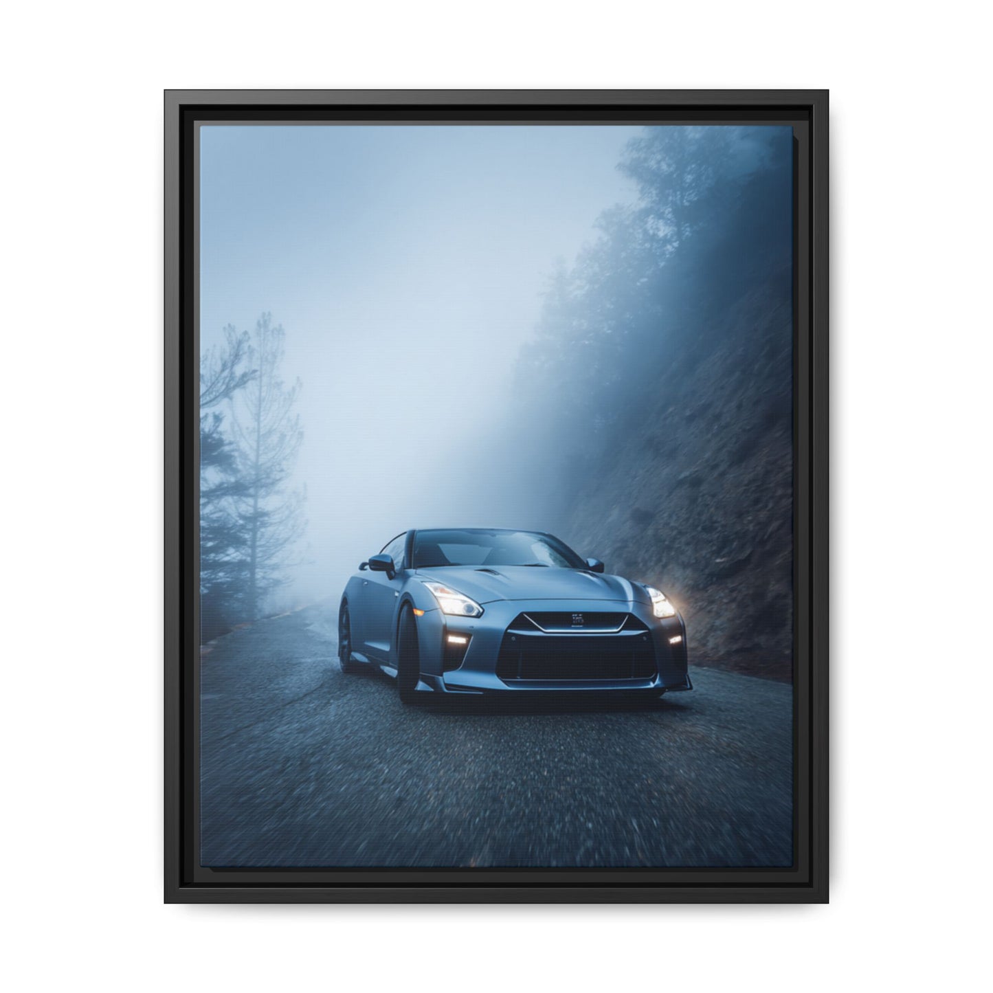 Nissan GT-R R35 – Godzilla Silhouette | Luxury Matte Canvas