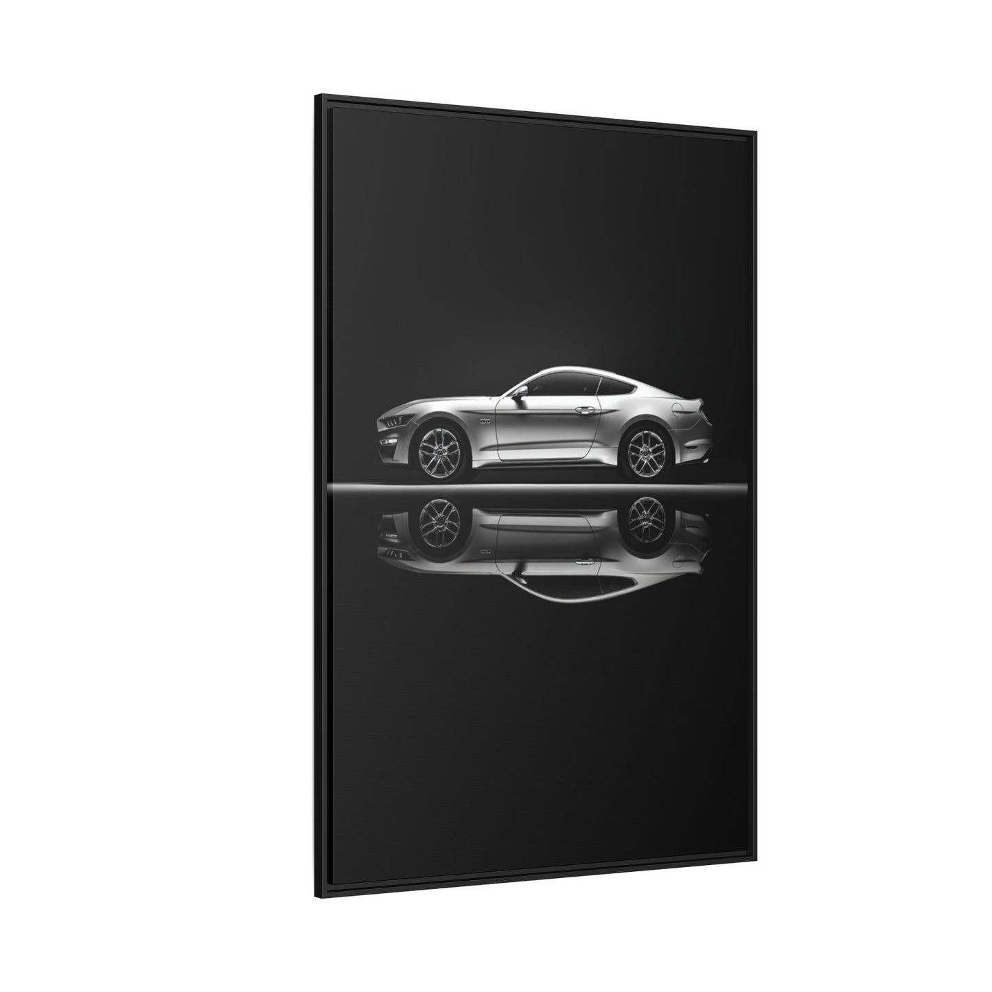 Ford Mustang GT (S550) – Modern Muscle Silhouette | Luxury Matte Canvas