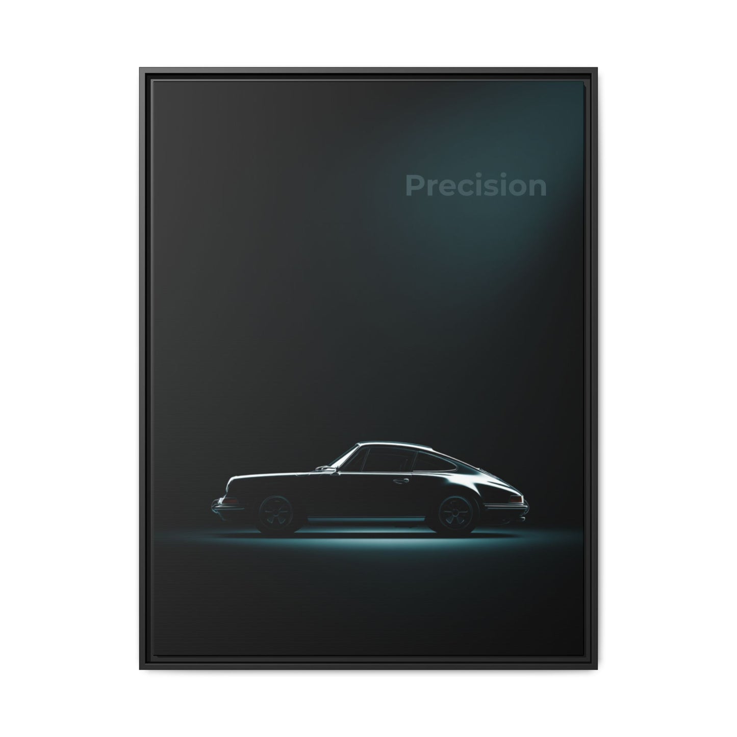 Porsche 911 – Precision Silhouette | Luxury Matte Canvas