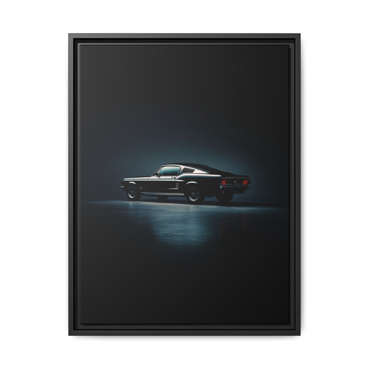 1967 Ford Mustang – Classic Muscle Silhouette | Luxury Matte Canvas