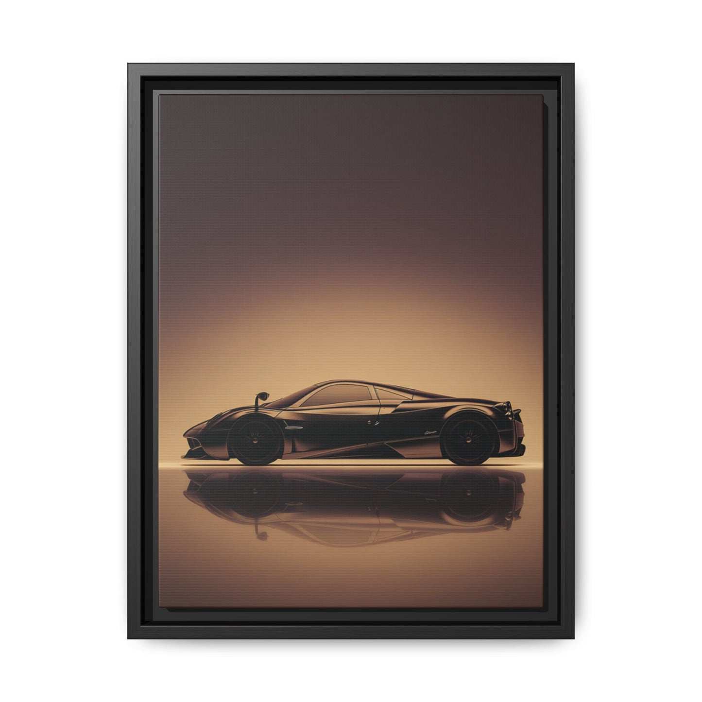 Pagani Huayra – Airflow Silhouette | Luxury Matte Canvas