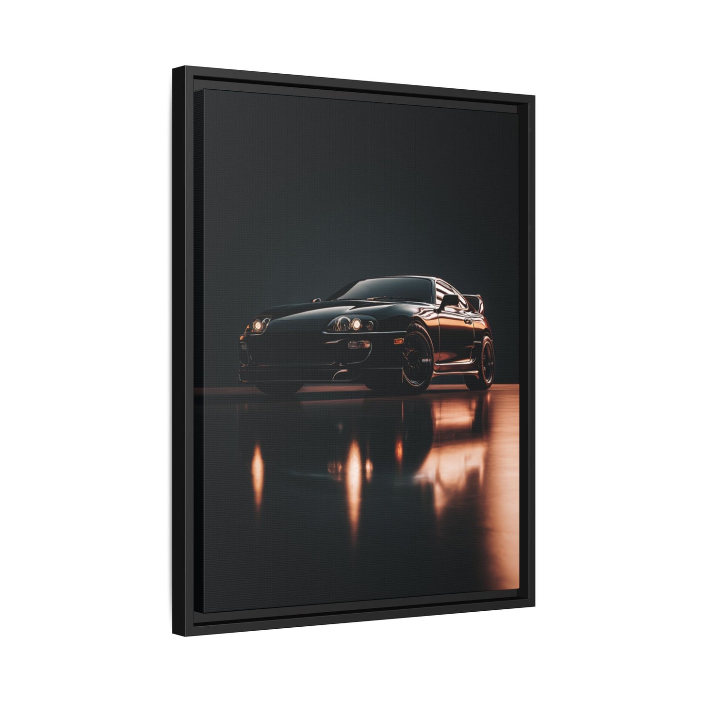 Toyota Supra MK4 – JDM Icon Silhouette | Luxury Matte Canvas