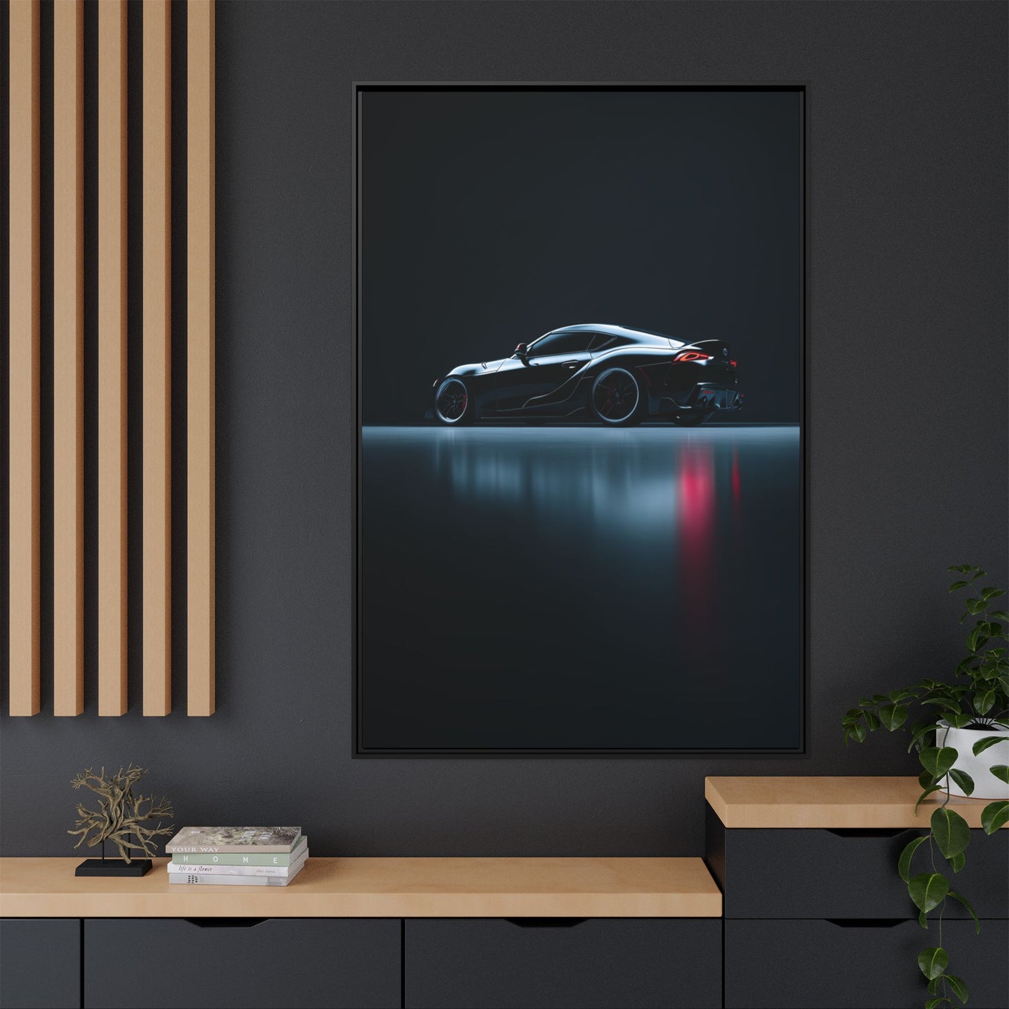 Toyota Supra MK5 – Modern JDM Silhouette | Luxury Matte Canvas