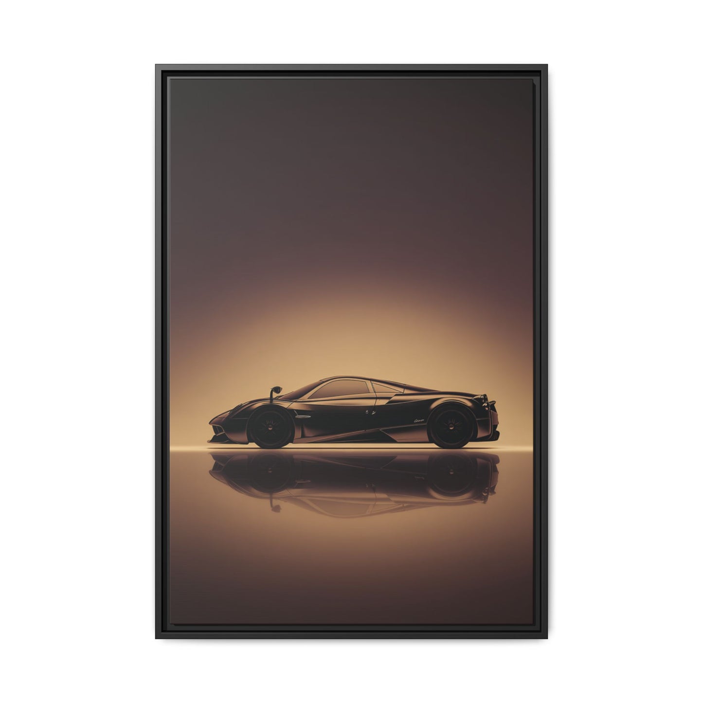Pagani Huayra – Airflow Silhouette | Luxury Matte Canvas