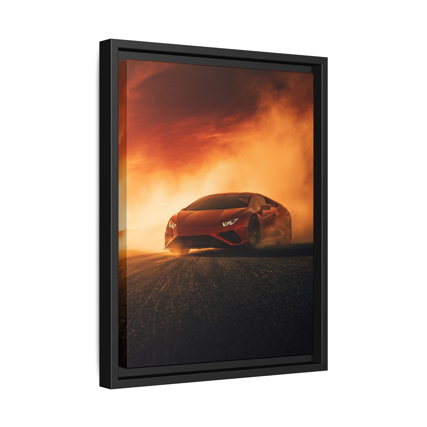 Lamborghini Huracán – Apex Silhouette | Luxury Matte Canvas