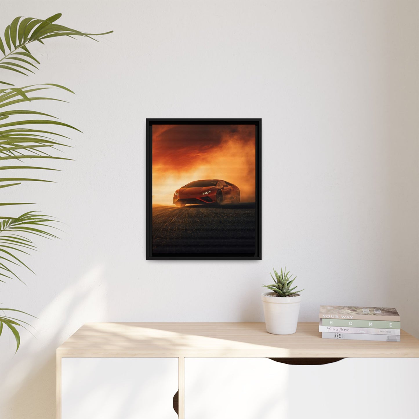 Lamborghini Huracán – Apex Silhouette | Luxury Matte Canvas