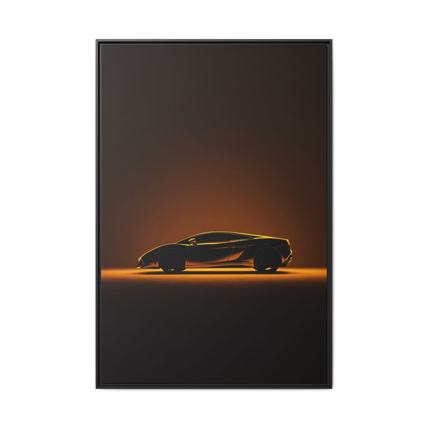Lamborghini Gallardo – Classic Bull Silhouette | Luxury Matte Canvas
