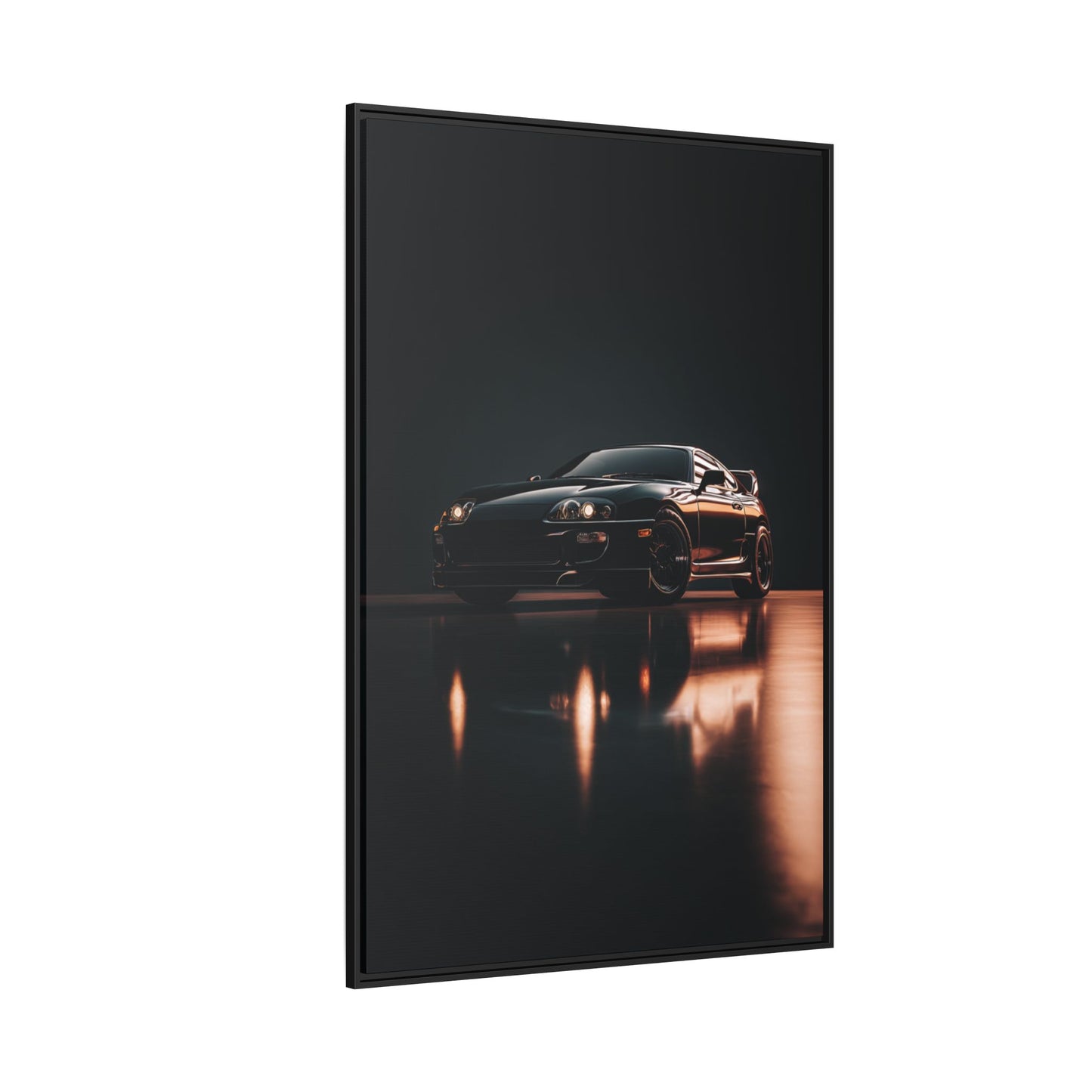 Toyota Supra MK4 – JDM Icon Silhouette | Luxury Matte Canvas