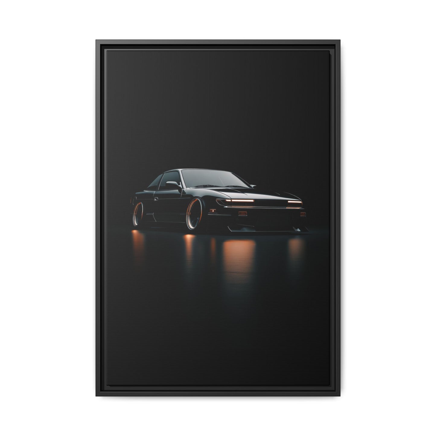 Nissan 240SX S13 – JDM Drift Icon Silhouette | Luxury Matte Canvas