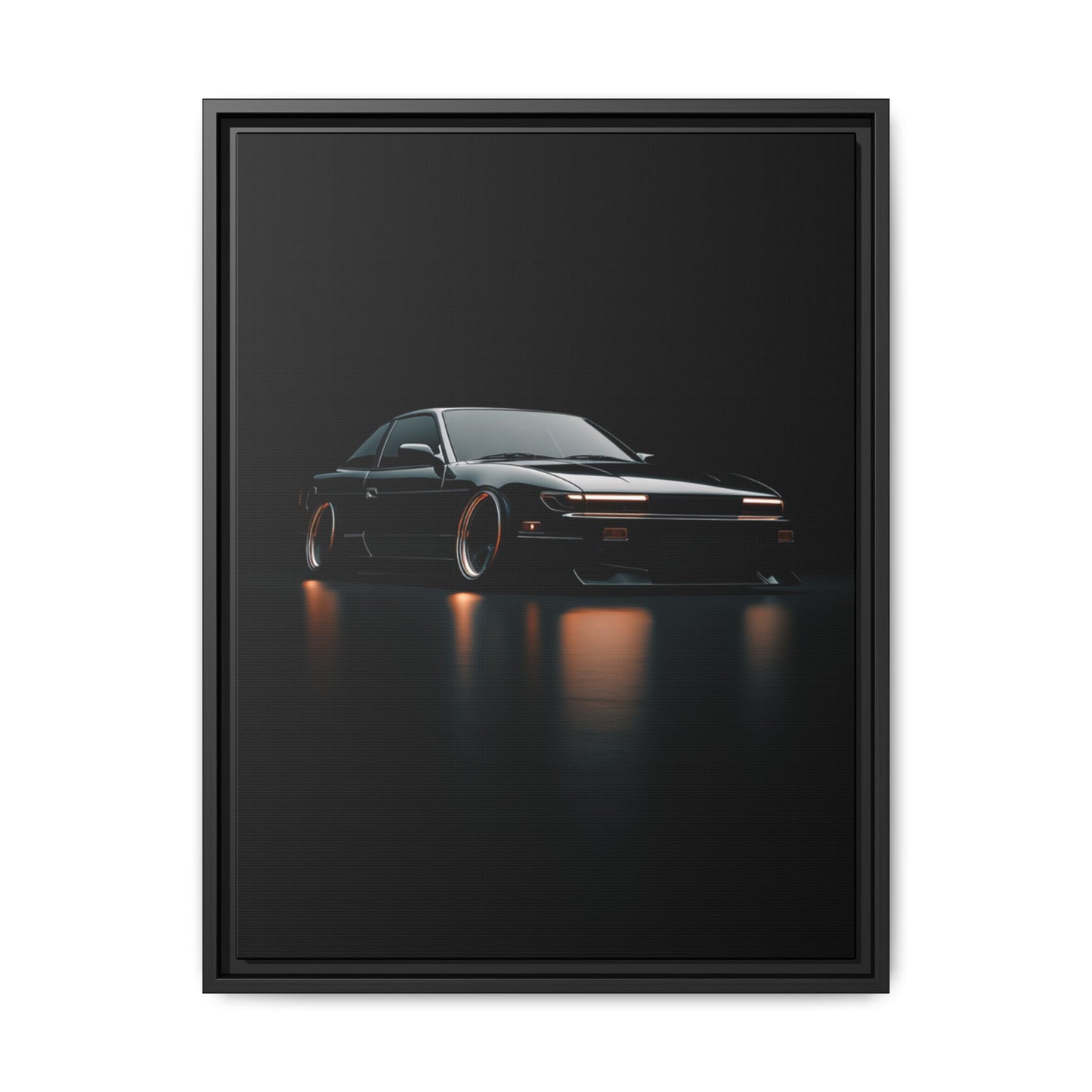 Nissan 240SX S13 – JDM Drift Icon Silhouette | Luxury Matte Canvas