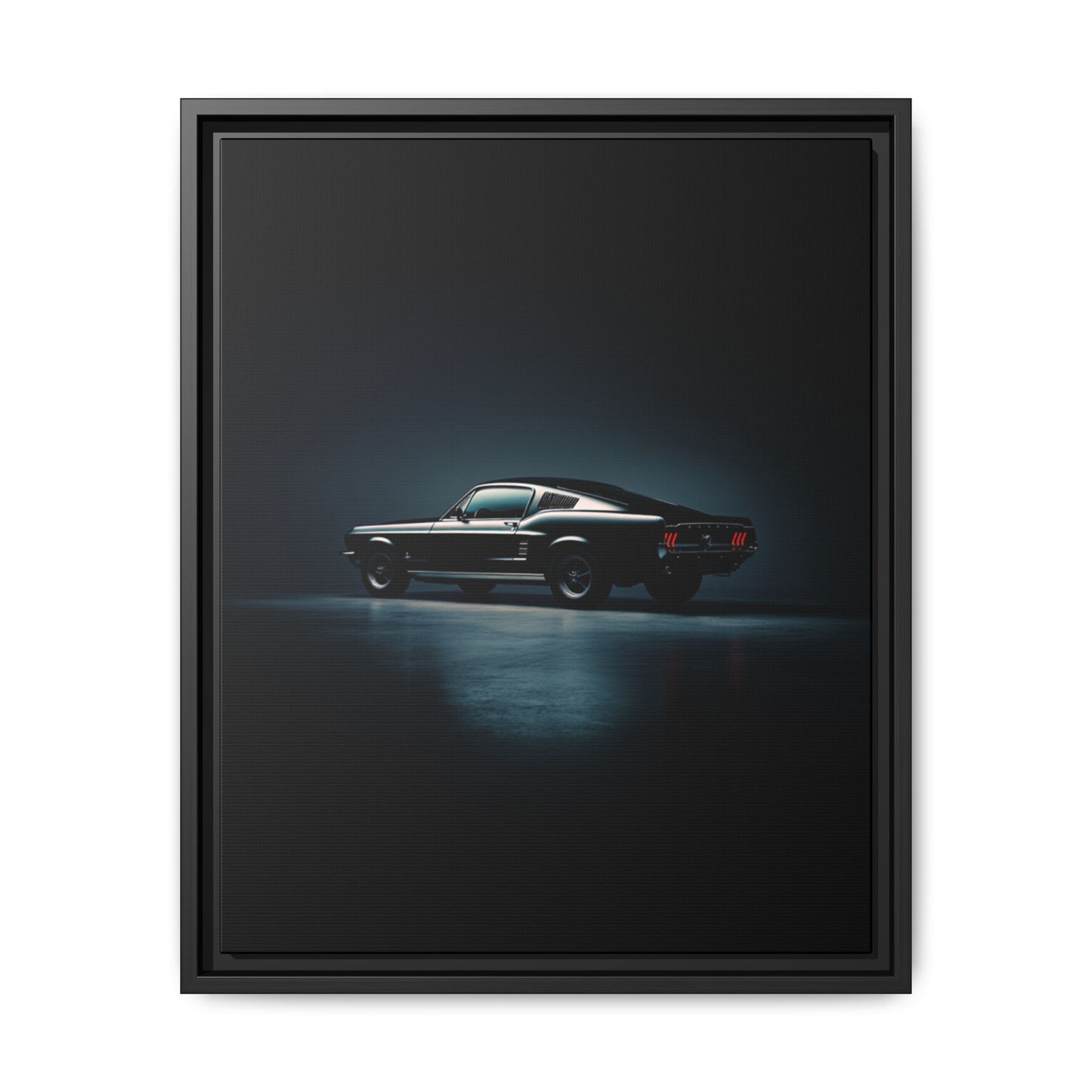 1967 Ford Mustang – Classic Muscle Silhouette | Luxury Matte Canvas