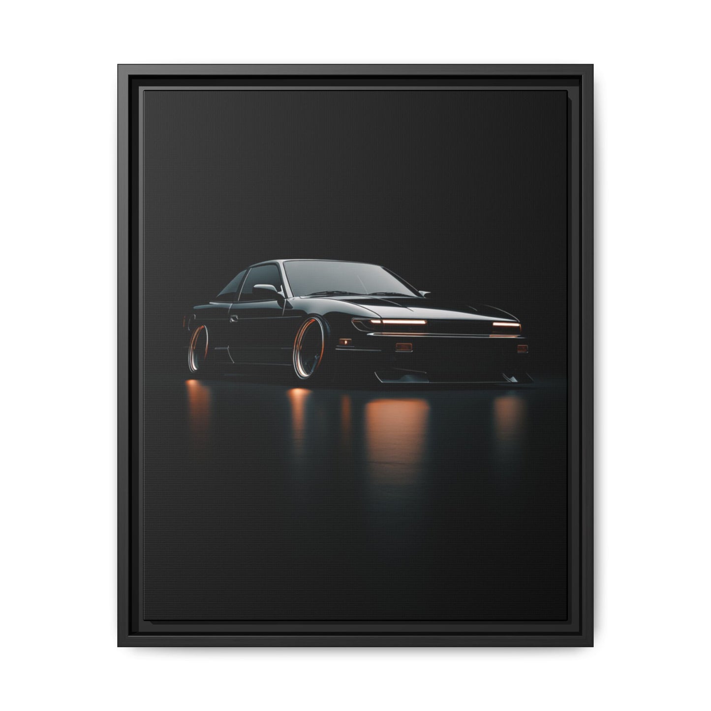 Nissan 240SX S13 – JDM Drift Icon Silhouette | Luxury Matte Canvas