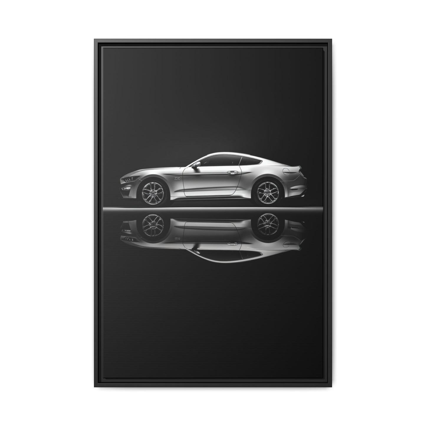 Ford Mustang GT (S550) – Modern Muscle Silhouette | Luxury Matte Canvas
